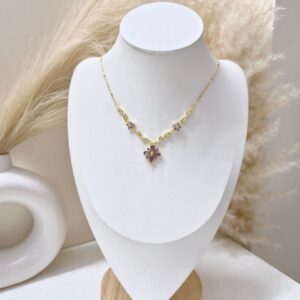 Amethyst Gold Flower