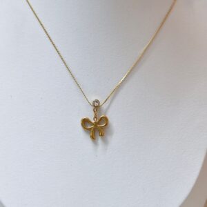 Dainty Gold Bow