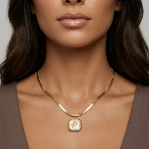 Aurelia Leaf Charm