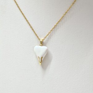 Reversable Gold Filigree Heart