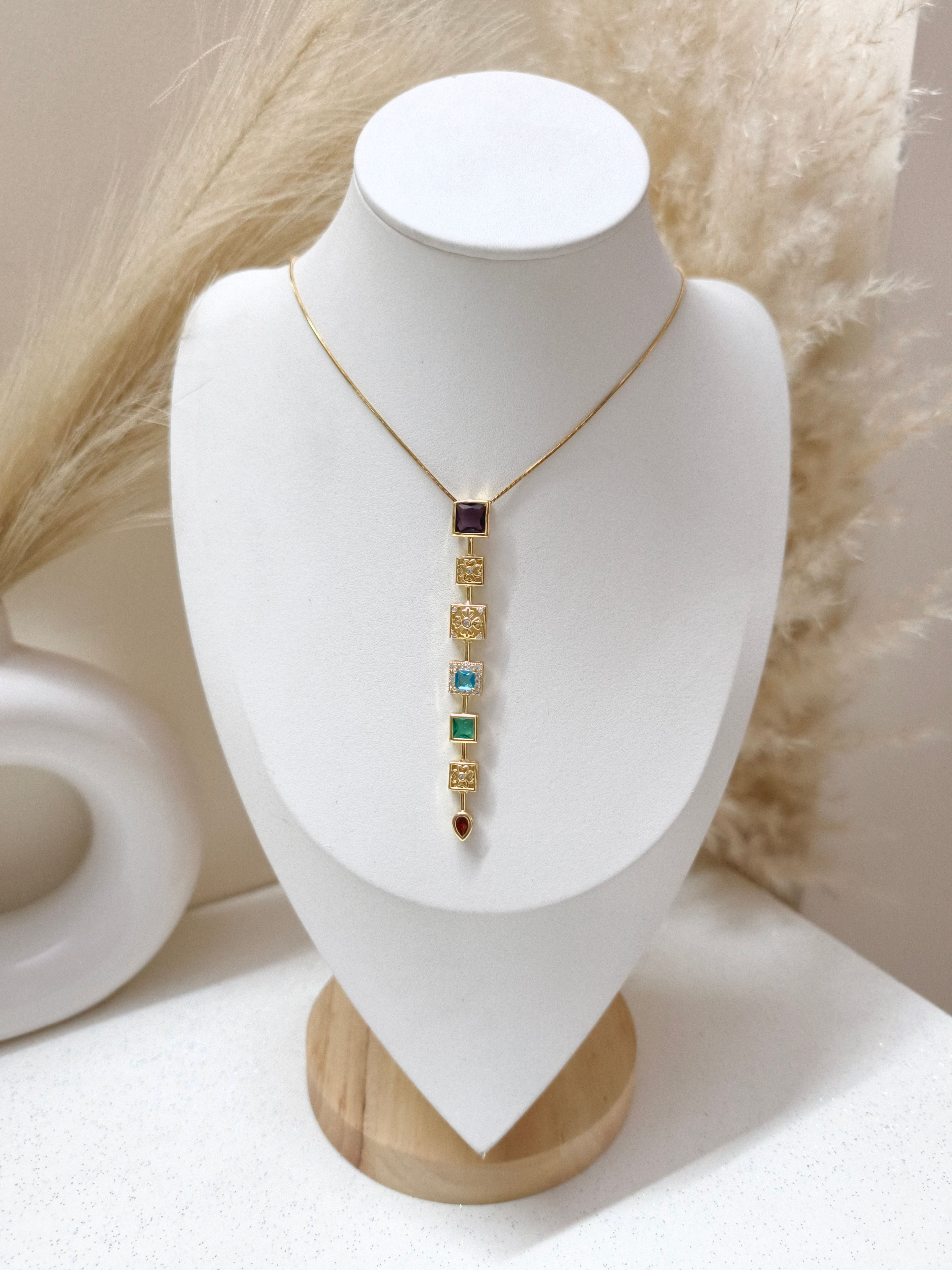 Square Filigree Charm