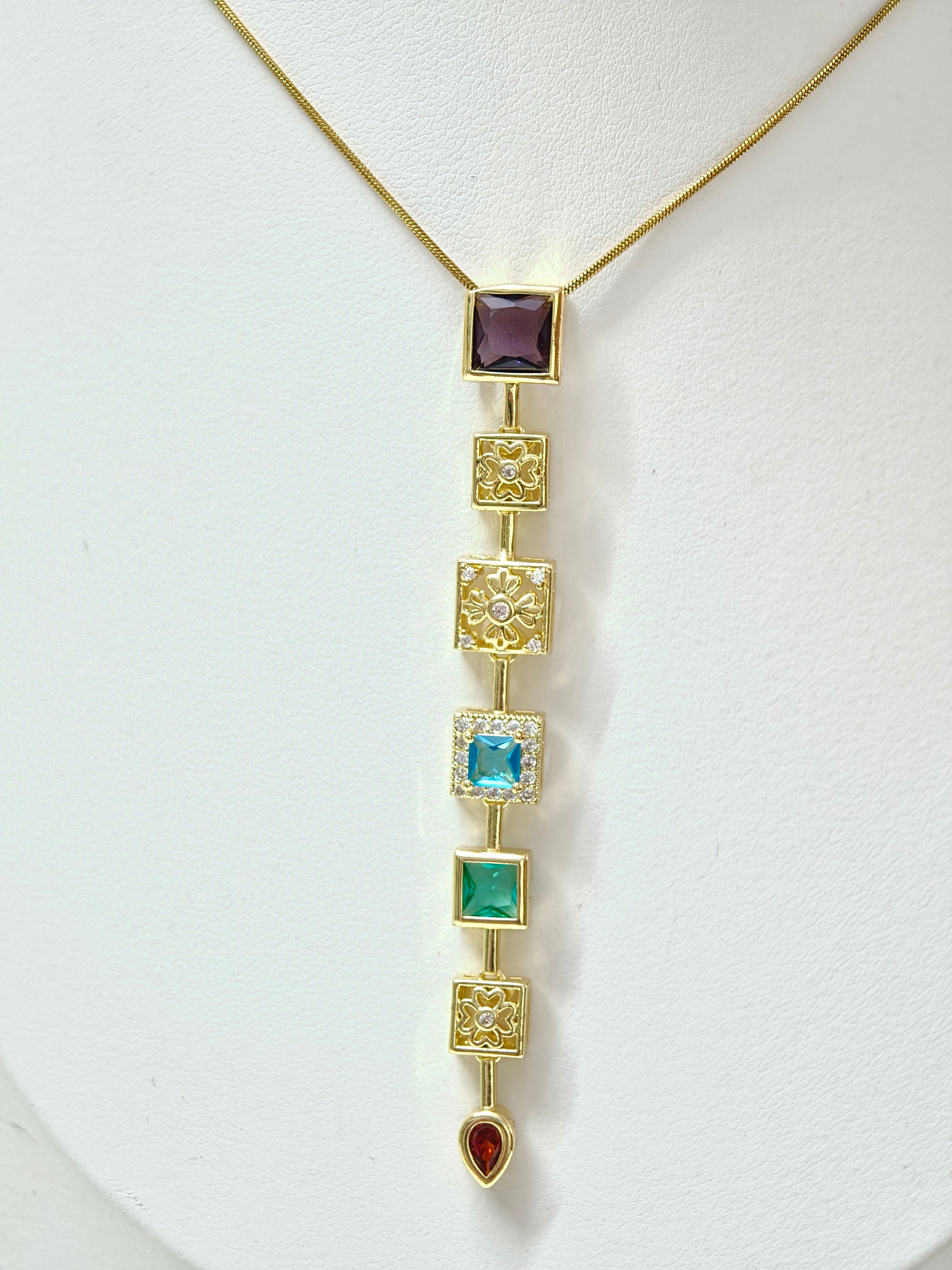 Square Filigree Charm - Image 2